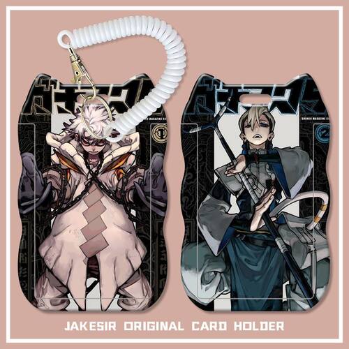 废渊战鬼咔嗒咔嗒学生滑盖猫耳朵卡套饭卡公交身份证保护套弹簧绳