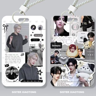 沈泉锐Ricky明星学生滑盖卡套饭卡公交卡身份证件保护套门禁校园