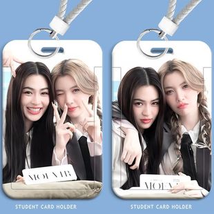 我们的秘密lingorm卡套学生滑盖饭卡公交卡水卡ins风门禁卡校园卡