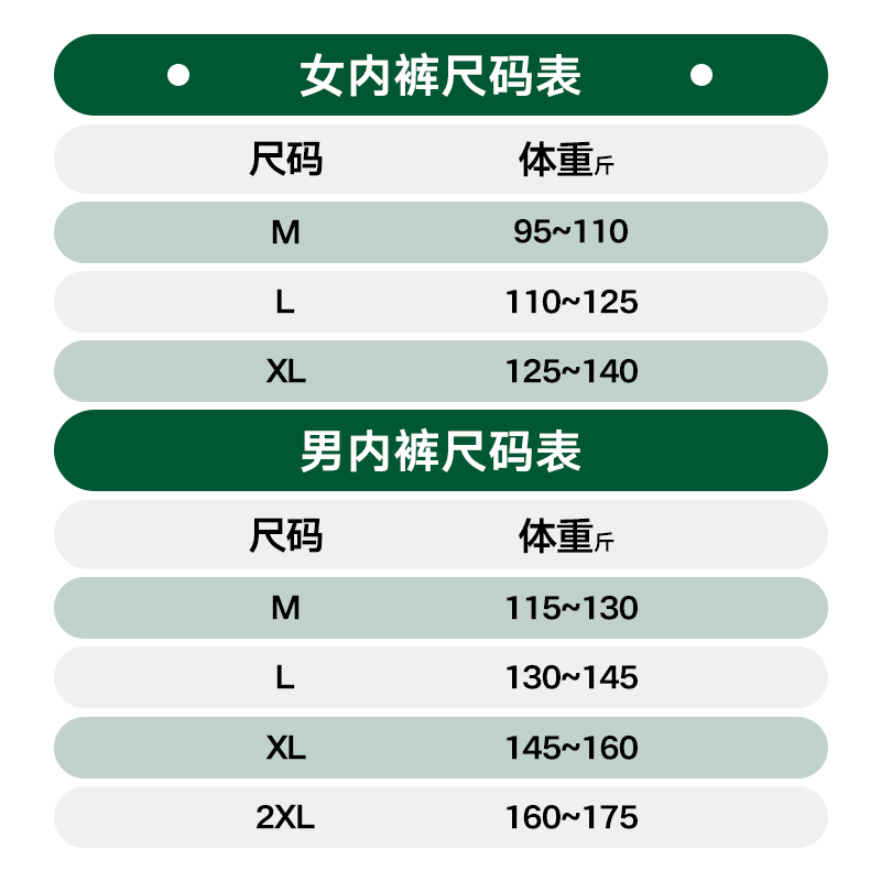 【李佳琦直播间双11健康节】松山棉店男/女士内裤(3条装)