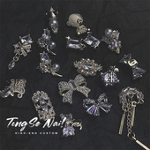 Q4系列94 110号美甲钻精品玫瑰金美甲钻不掉底饰品钻饰美甲店专用