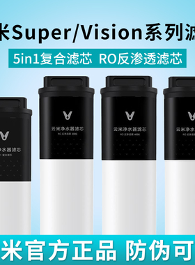 云米Super/Vision3 1000G/1200G Pro净水器滤芯5in1复合 RO反渗透