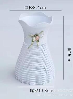 客厅仿真花插花容器塑料长方形