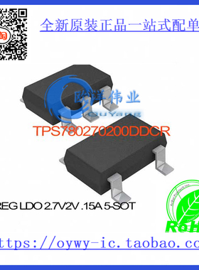 TPS780270200DDCR IC REG LDO 2.7V/2V .15A 5-SOT TPS78027020
