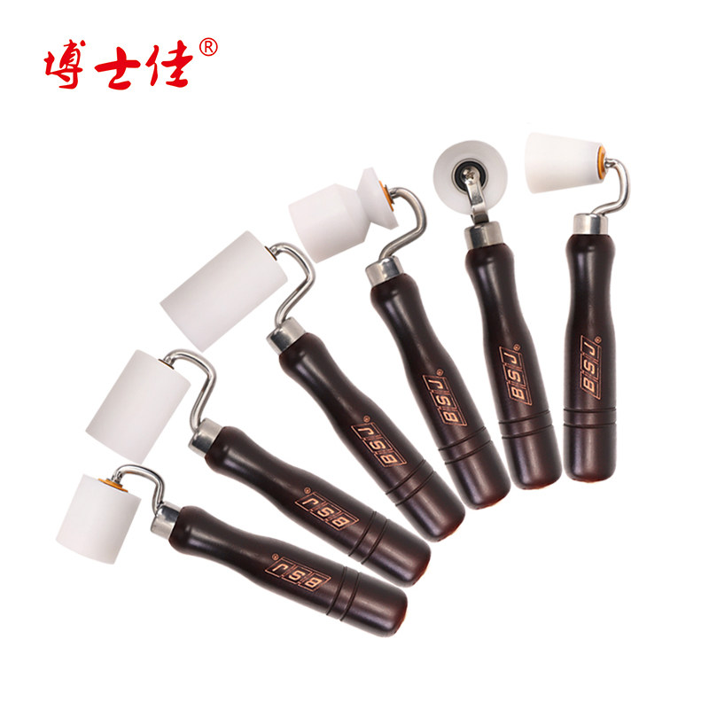 2022新款博士佳壁纸接缝压轮贴壁纸墙纸工具压轮白色POM压轮滚轮