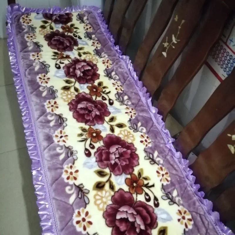 新款三人沙发垫四季通用实木长椅长凳垫子防滑红木椅坐垫毛绒加厚