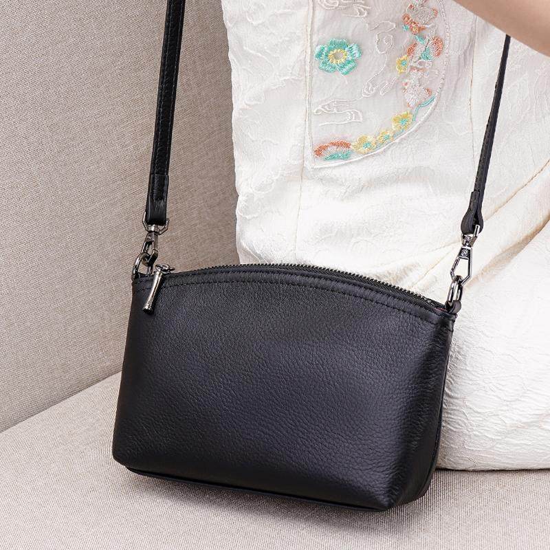 真皮女包迷你小包包2026新款时尚妈妈手机包女士单肩小包斜挎包女