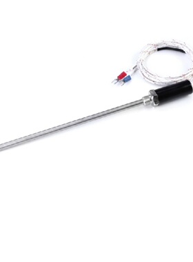 伊莱科温度传感器温控仪200mm高温探头K/E型CU50PT100热电偶/电阻