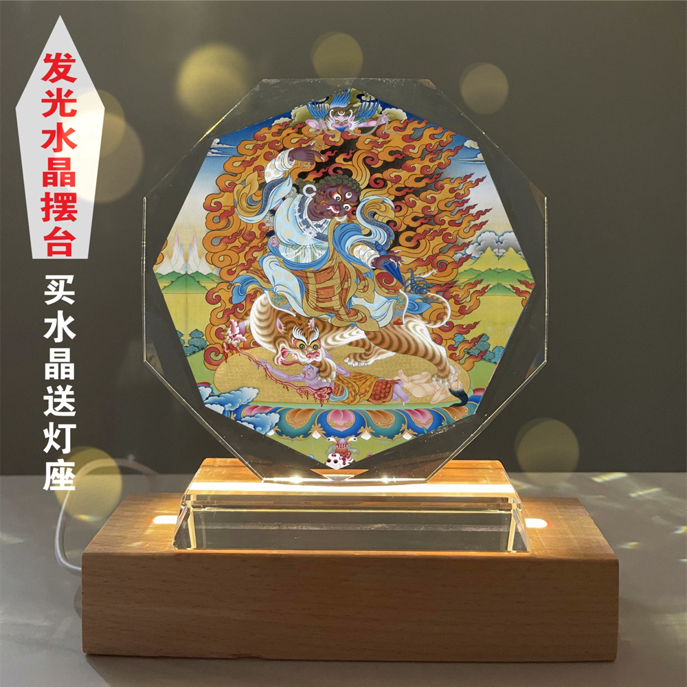 个性定制摆件发光佛像