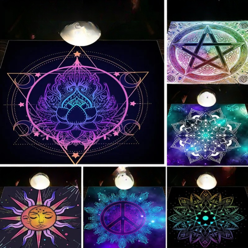 星座能量塔罗牌桌布小尺寸布垫