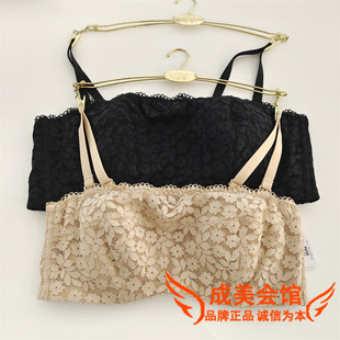 怡倩无肩带内衣82295 8大胸显小稳定防滑聚拢裹胸夏薄B杯抹胸文胸