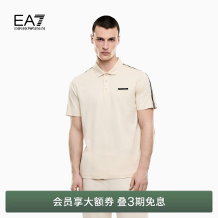 EMPORIO ARMANI/阿玛尼EA7/夏季新款男翻领短袖正肩运动风Polo衫