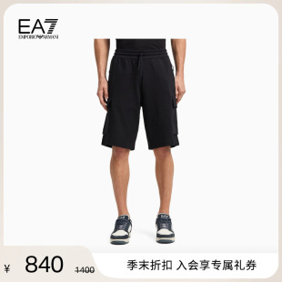 夏季 ARMANI 百慕大短裤 EMPORIO 宽松工装 新款 阿玛尼EA7 男士