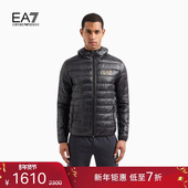 EMPORIO 90白鸭绒连帽轻薄羽绒服外套 秋冬男士 ARMANI 阿玛尼EA7