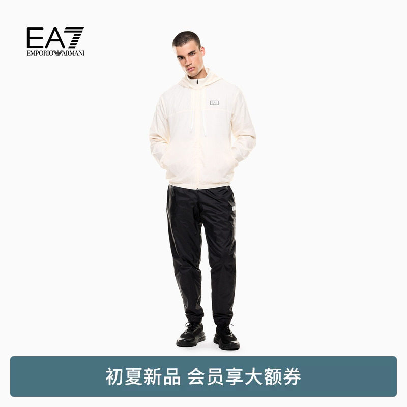EMPORIO ARMANI/阿玛尼EA7/春夏新款男连帽机能轻量户外运动套装