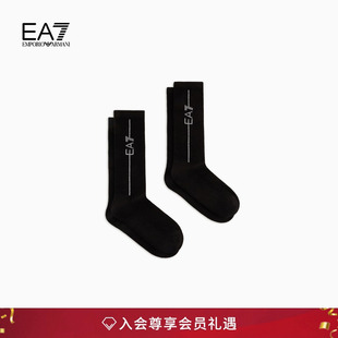 秋冬男女两双装 阿玛尼EA7 耐穿运动中筒袜棉袜 ARMANI EMPORIO
