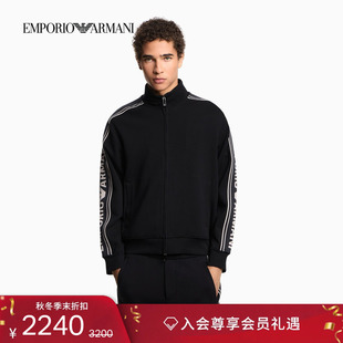 男运动拉链开衫 阿玛尼秋冬新款 立领卫衣夹克外套 ARMANI EMPORIO