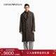 男士 新款 阿玛尼冬季 中长款 EMPORIO 廓形羊毛毛呢大衣外套 ARMANI