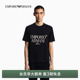 男女情侣圆领短袖 阿玛尼春夏新款 正肩刺绣纯棉T恤 ARMANI EMPORIO
