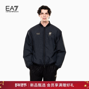 EMPORIO ARMANI/阿玛尼EA7/春季新款男士短款棒球领运动棉服外套