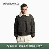 ARMANI 加厚飞行工装 阿玛尼冬季 男短款 夹克棉服外套 新款 EMPORIO