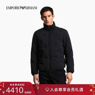ARMANI 80白鸭绒短款 阿玛尼冬季 男士 立领羽绒服外套 新款 EMPORIO