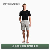 男士 阿玛尼26年春夏新款 短袖 T恤短裤 官方 EMPORIO 睡衣套装 ARMANI