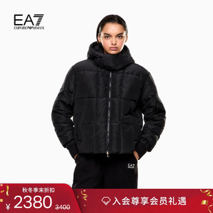 ARMANI 女短款 阿玛尼EA7 新款 加厚连帽面包棉服外套 冬季 EMPORIO