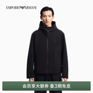 男士 阿玛尼26春夏新款 连帽风帽机能轻量夹克外套 ARMANI EMPORIO