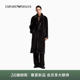 男士 EMPORIO 新款 阿玛尼冬季 翻领老钱风肌理绒感大衣外套 ARMANI