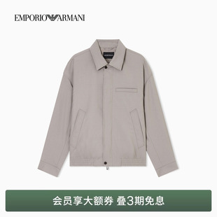式 EMPORIO 夹克外套 翻领商务行政衬衫 男士 ARMANI 阿玛尼春夏新款