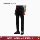 低腰铅笔休闲牛仔裤 EMPORIO 高弹薄款 修身 ARMANI 阿玛尼秋冬男士