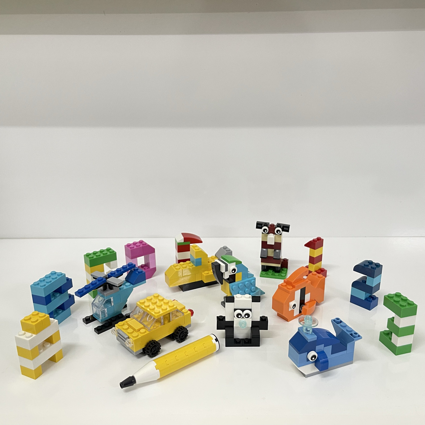 国产小颗粒积木配件散件零件宝宝儿童益智兼容积木桌创意拼装玩具