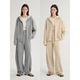 春秋亚麻宽松休闲连帽卫衣外套 CECILE 松紧腰抽绳长裤 MAISON