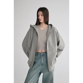 MAISON 秋冬羊毛厚织宽松极简廓形连帽卫衣外套开衫 CECILE 四色