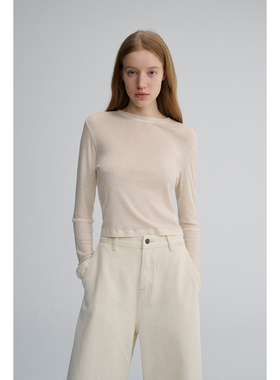 MAISON CECILE 三色|全羊毛软糯亲肤舒适保暖修身正肩针织打底