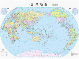 社 世界地图 人民交通出版 四全开豪华挂轴图 正版 包邮