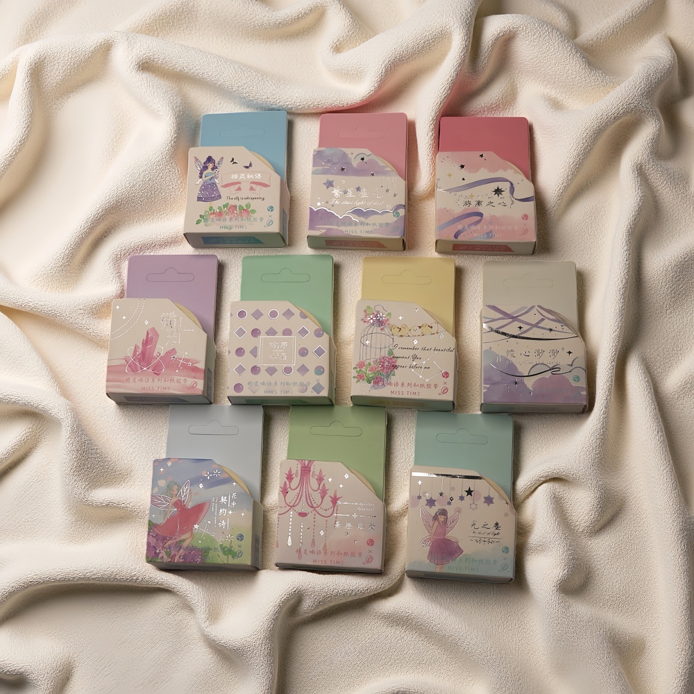 高颜值贴纸精灵喃语系列和纸胶带