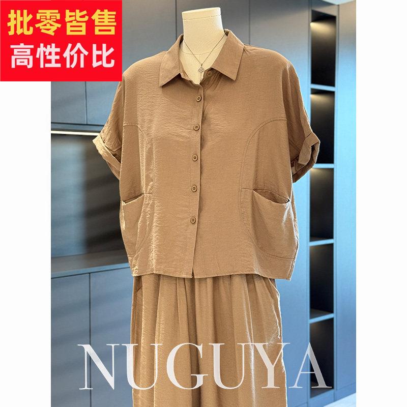 时尚休闲 年轻妈妈装套装女短袖2025年夏装新款减龄气质中年两件