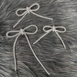 奢华高档时尚 大气满钻超闪水钻蝴蝶结胸针女ins潮百搭小香风别针