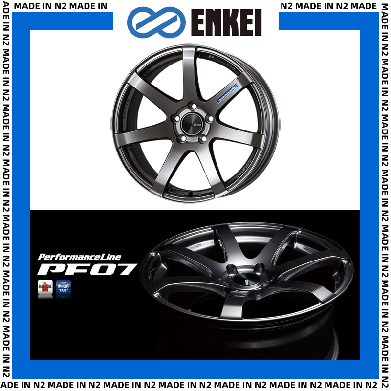 ■N2■ENKEI/PF07/日本进口/15/16/17/18/19寸改装轮圈轮毂旋压