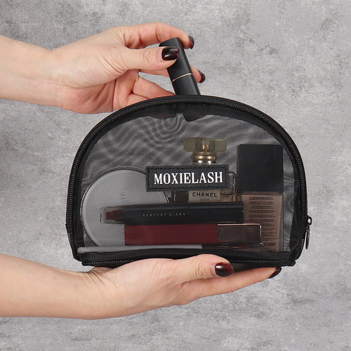 小号化妆包透明半圆便携收纳包