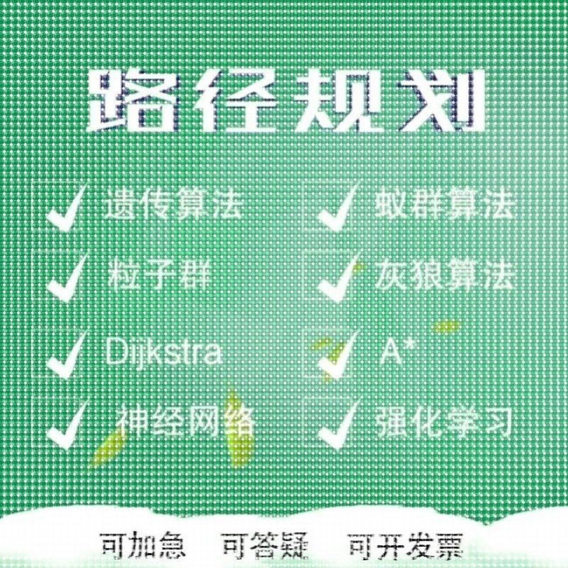 matlab代遗传算法路径规划Python粒子群蚁群算法代做选址路径优化