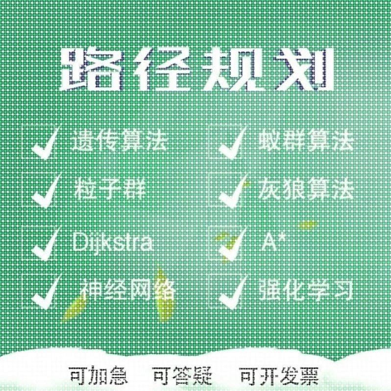 matlab代遗传算法路径规划Python粒子群蚁群算法代做选址路径优化