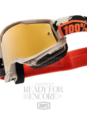 23款百分百100%风镜strata镀膜越野摩托DH速降头盔护目镜防风眼镜