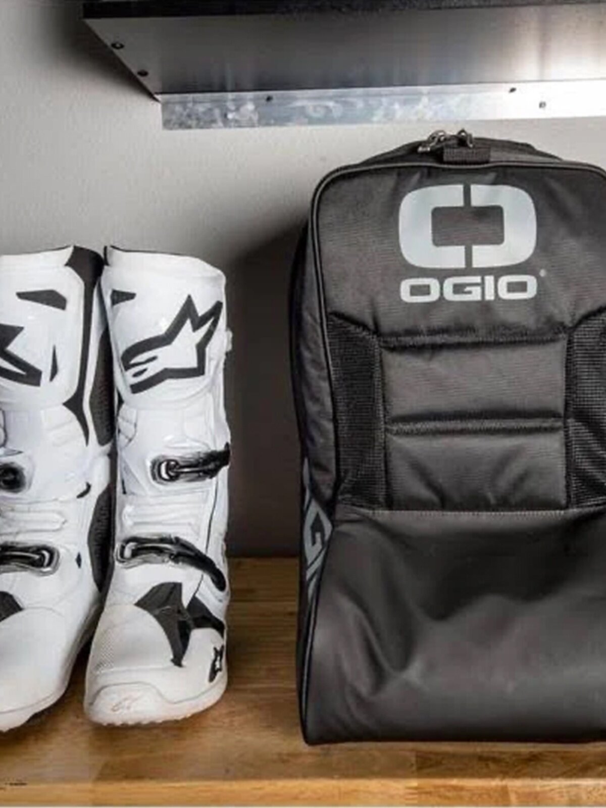 AMERICAN OGIO 오프로드 오토바이 부츠 가방 오프로드 부츠 가방 방진 통기성 라이딩 보관 가방