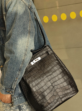 SoKelly22，黑色兴隆哑光美洲鳄，银扣实拍现货。