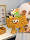 Симпатичная корзина для хранения из ротанга, настольный ящик для хранения, домашние закуски, игрушки, всякая всячина, ящик для хранения, стеллаж, плетеная корзина mini 2