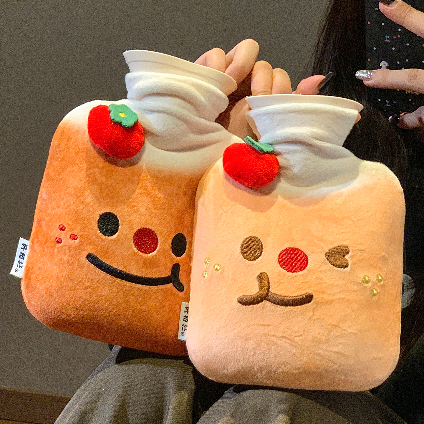 可爱小熊注水热水袋暖水袋冬季