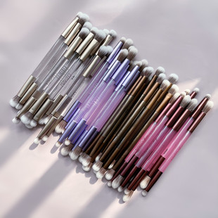 原单UD双头眼影刷樱桃盘电光紫南瓜盘眼影刷晕染刷眼部化妆刷w52